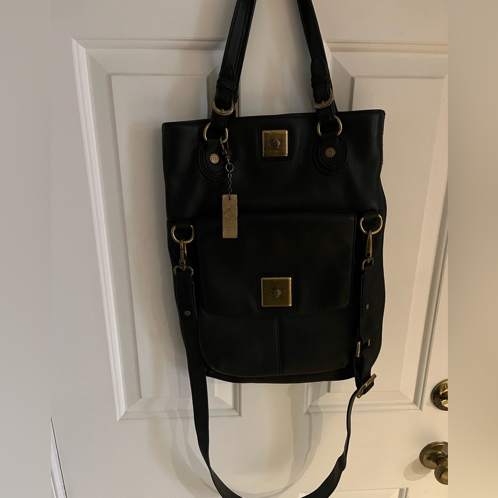 DKNY Black Leather Handbag